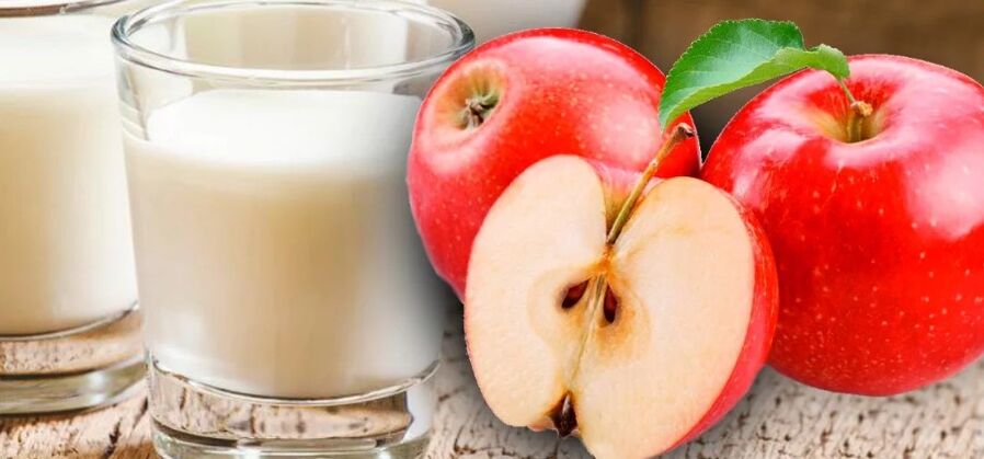 Diet de pomme de kéfir