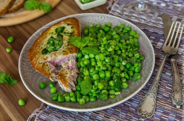 Dîner de pois