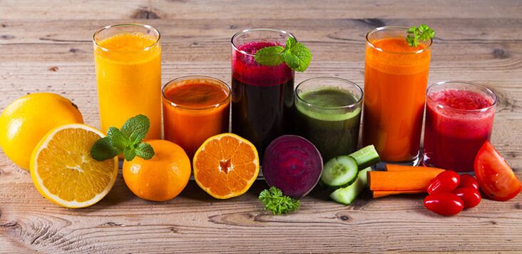 Régime amaigrissant avec du jus fraîchement pressé