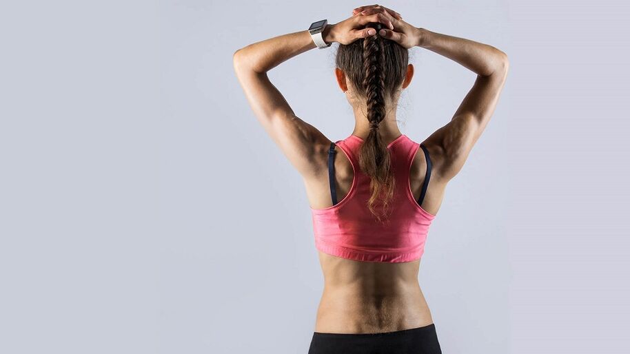 Corps mince après un exercice de perte de poids