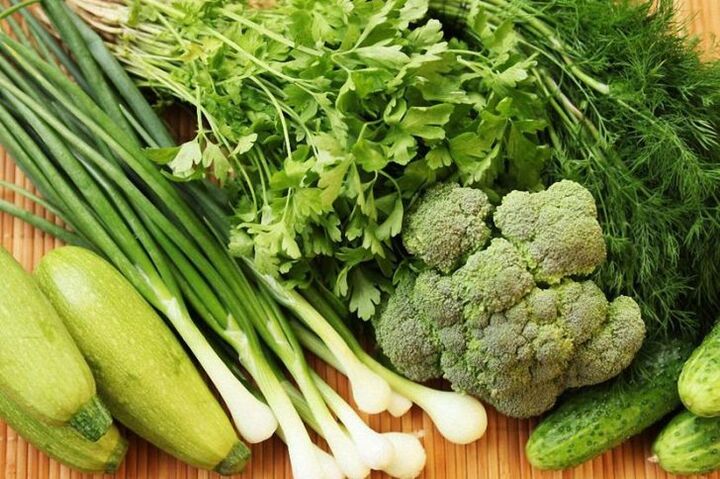 Légumes et herbes pour régime hypoallergénique